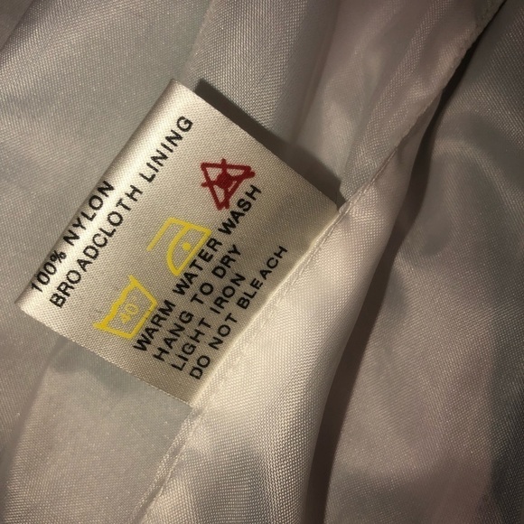 VTG 90s Flag Wear Red White & Blue Multi Flag Full Zip Windbreaker Oversized M - Picture 8 of 8